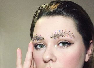 Christmas Tree Eyebrows are the New Instagram Trend