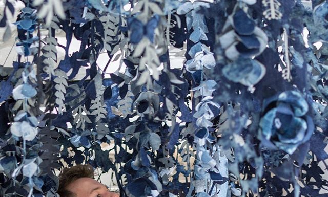 Artist Create “Secret Garden” With the Last Denim Made in USA