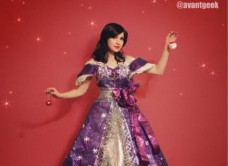 This Woman Has Been Making Dresses From Wrapping Paper
