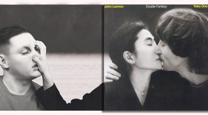 Artist Draws Funny Pictures of Himself Outside The Frames Of Famous Music Album Covers
