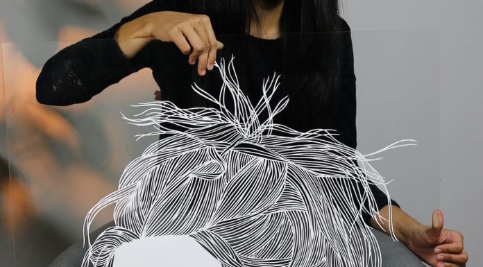 This Artist Amazingly Cuts Hair on Paper