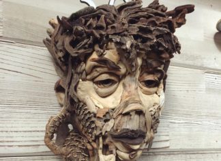 This Artist Assembles Sculptures From Driftwood