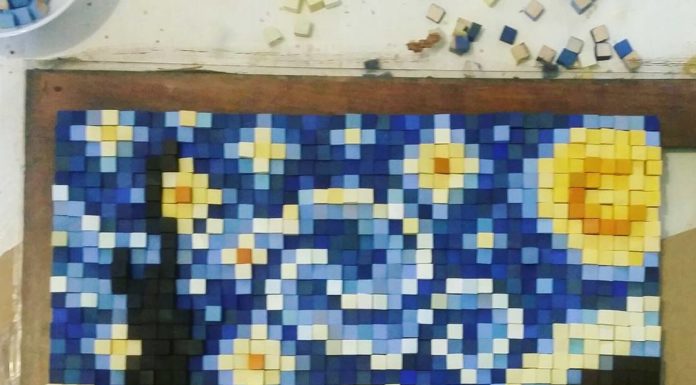 Artist Turns Iconic Paintings Into Pixelated Street Art