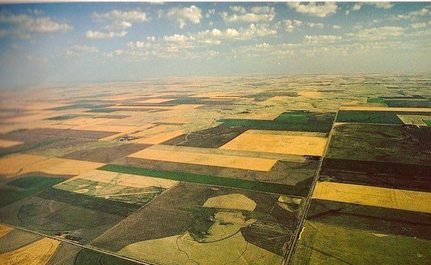 Stan Herd Shapes Nature to Create Crop Art