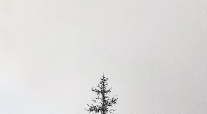 The Beauty and Immensity of Nature Hand-Drawn Dot by Dot