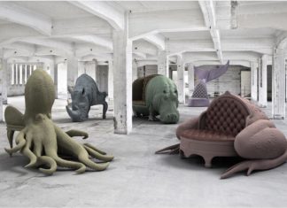 Artist Creates a Zoo of Chairs and Armchairs