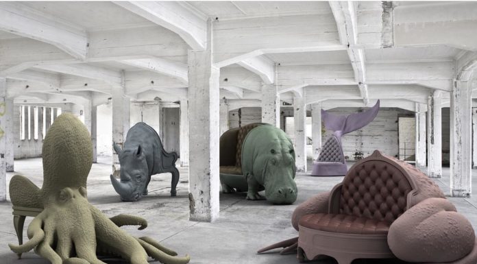 Artist Creates a Zoo of Chairs and Armchairs
