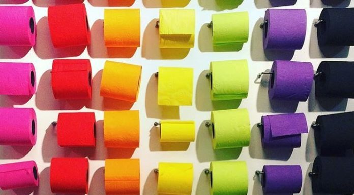 Toilet Rolls Compiled into an Artsy Instagram Account