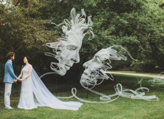 Drawing with Fabric: Benjamin Shine’s Tulle Portraits