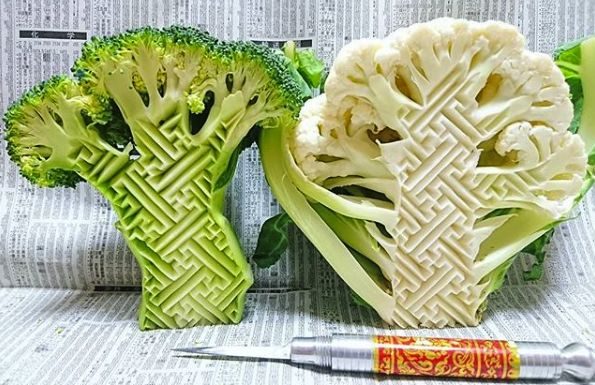 The ancient art of Mukimono: Carved Fruits and Vegetables