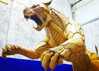 The Cardboard Sculptures of Kai-Xiang Xhong