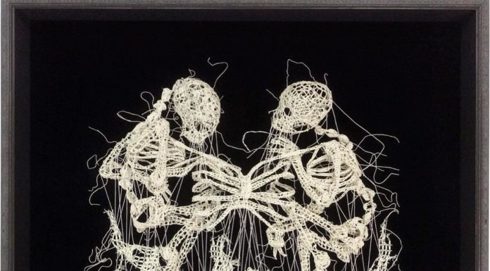 This Artist Uses Crochet to Create Eerie Skeletal Creatures