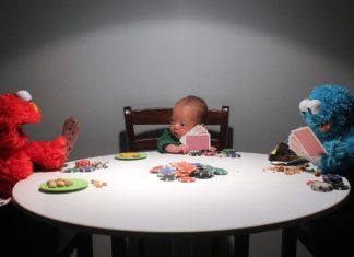 Newborn Boy Does “Adult Things” in Hilarious Photos