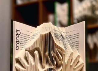 Artist Creates Different Art Pieces from Folded Books