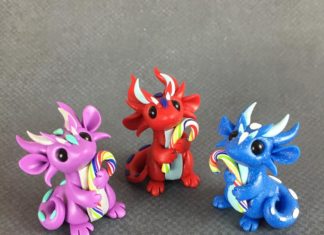 Artist Makes Adorable Figurines of Dragons and Fantastical Beasts