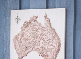 These 3D Wooden Maps Show Just How Amazing Our Planet Is