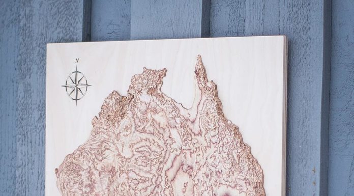 These 3D Wooden Maps Show Just How Amazing Our Planet Is
