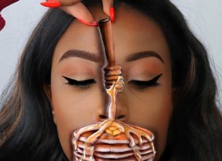 Makeup Artist Paints Stunning Illusions on Her Face
