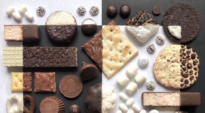 Man Organizes Food and Other Objects into Satisfying Patterns