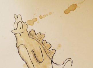 Artist Creates Adorable Monsters From Coffee Stains