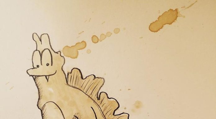 Artist Creates Adorable Monsters From Coffee Stains