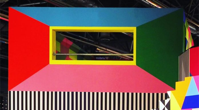 Artist Adds a Blast of Color into Her Gray Surroundings