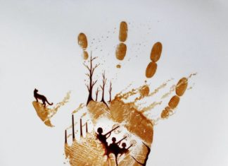 Indonesian Artist Creates Delicate World of Coffee Paintings