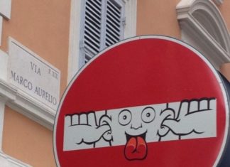 Clet Abraham Turns Street Signs into Quirky Art