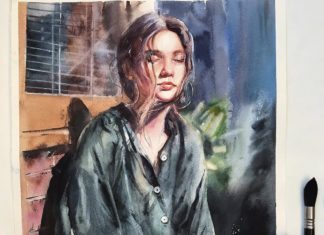 Self-Taught Artist Creates Sensitive Watercolors That Show the Depth of a Woman’s Soul