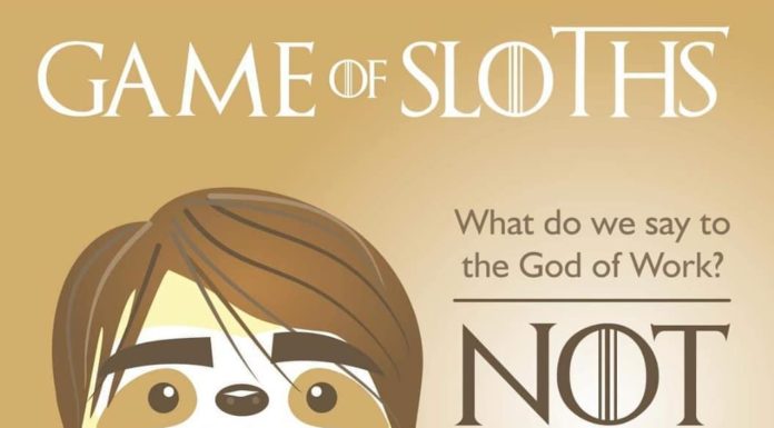 Check Out These Adorable Characters From “Game of Sloths”