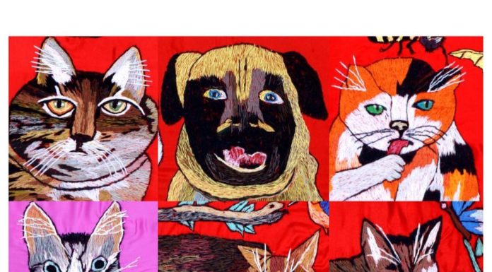 81-Year-Old Grandma Creates Embroidery Worthy of Modern Art Galleries