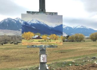 Aaron Schuerr’s Paintings Seamlessly Blend With Nature