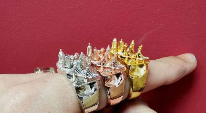 Artist Creates City Inspired Rings