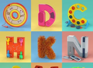 Artist Illustrates Alphabet Using Your Favorite ’90s Toys