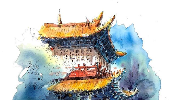 Watercolor Artist Travels And Paints Sights That Capture His Eyes