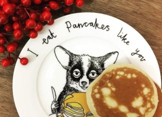 Illustrated Plates with Cute Characters by James Ward