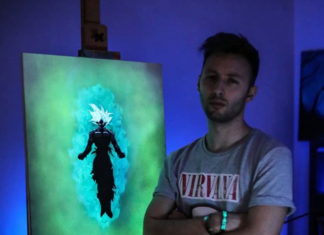 Painter Creates Art That Glows In The Dark