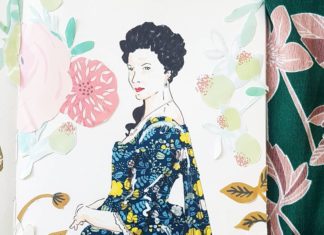 Graphic Designer Illustrates Portraits of Her Favorite TV Heroines With Washi Tape