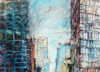 Artist Luna Prysiazhniuk Creates Oil Renderings of Chicago