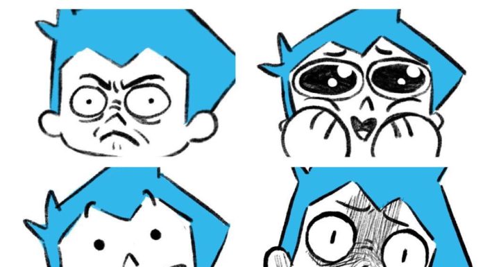 The Life Of Bibi, Comics About A Blue-Haired Girl And Her Inner Demons