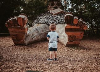 This Man Makes Trolls From Wood And Places Them Across Woods