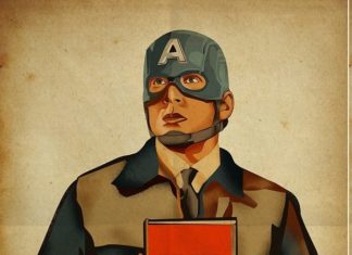 Unique Take on Iconic Comic Book Heroes Drawn in Soviet Style