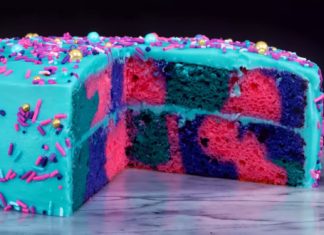 Stop Motion Artist Shows Marble Cakes Being Sliced in ASMR Style