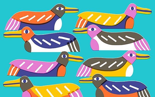 Marcus Oakley’s Illustrations Have a Tactile Quality to Them
