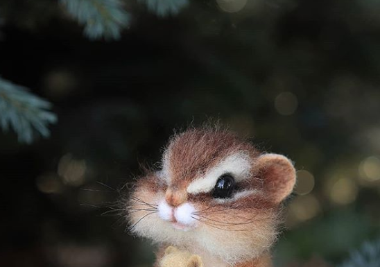 Russian Artist Creates Adorable Wool Felted Creatures