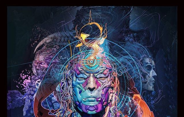 Digital Artist Creates Colorful and Layered Paintings