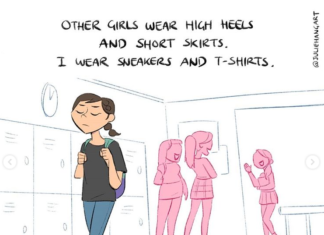 This Artist Illustrates Being Different From Other Girls