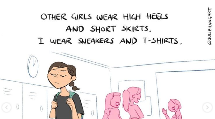 This Artist Illustrates Being Different From Other Girls