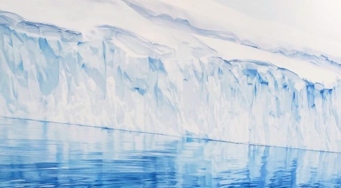 These Icy Landscape Paintings Document the Effects of Climate Change