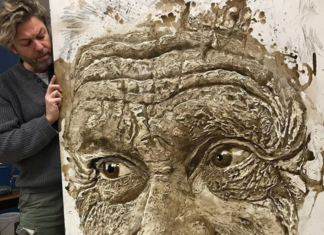 Artist Creates Realistic-Looking Portraits Using Acrylic Paint and Silicone